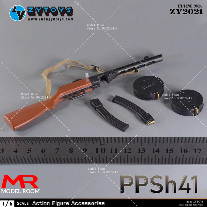 Аксессуары ZYTOYS ZY2021 масштаб 1/6 PPSh41