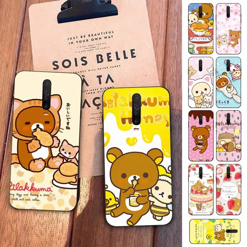 

R-Rilakkuma cute Phone Case for Redmi 5 6 7 8 9 A 5plus K20 4X S2 GO 6 K30 pro