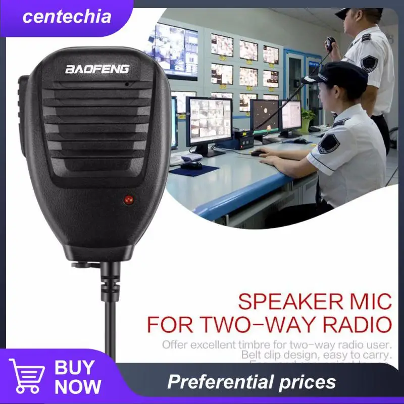 

Baofeng UV5R Handheld Microphone Speaker Microphone Suitable For Portable Radio U888S 5R UV82 8D 5RE 5RA Walkie-talkie