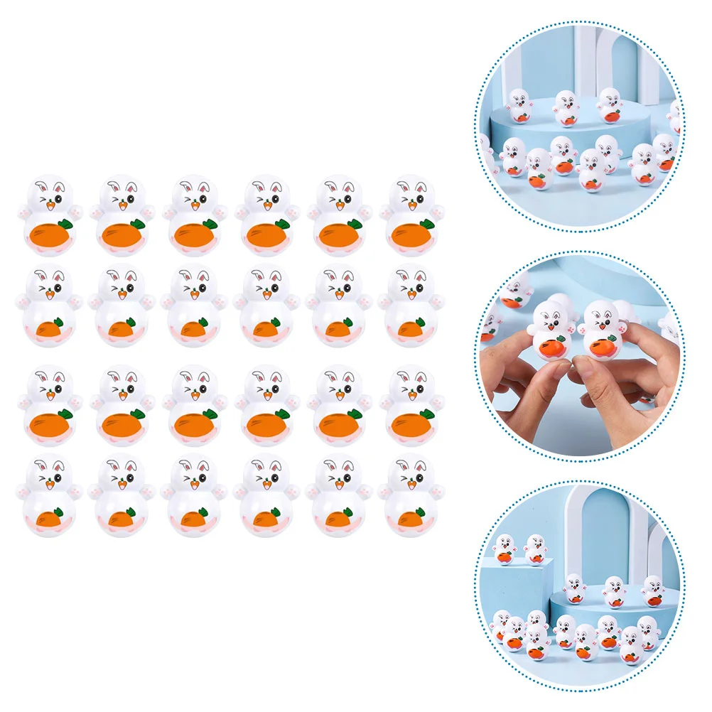 

36Pcs Party Favor Holiday Decorative Bunny Wobbles Adorable Rabbit Easter Decors for Decor Home Easter