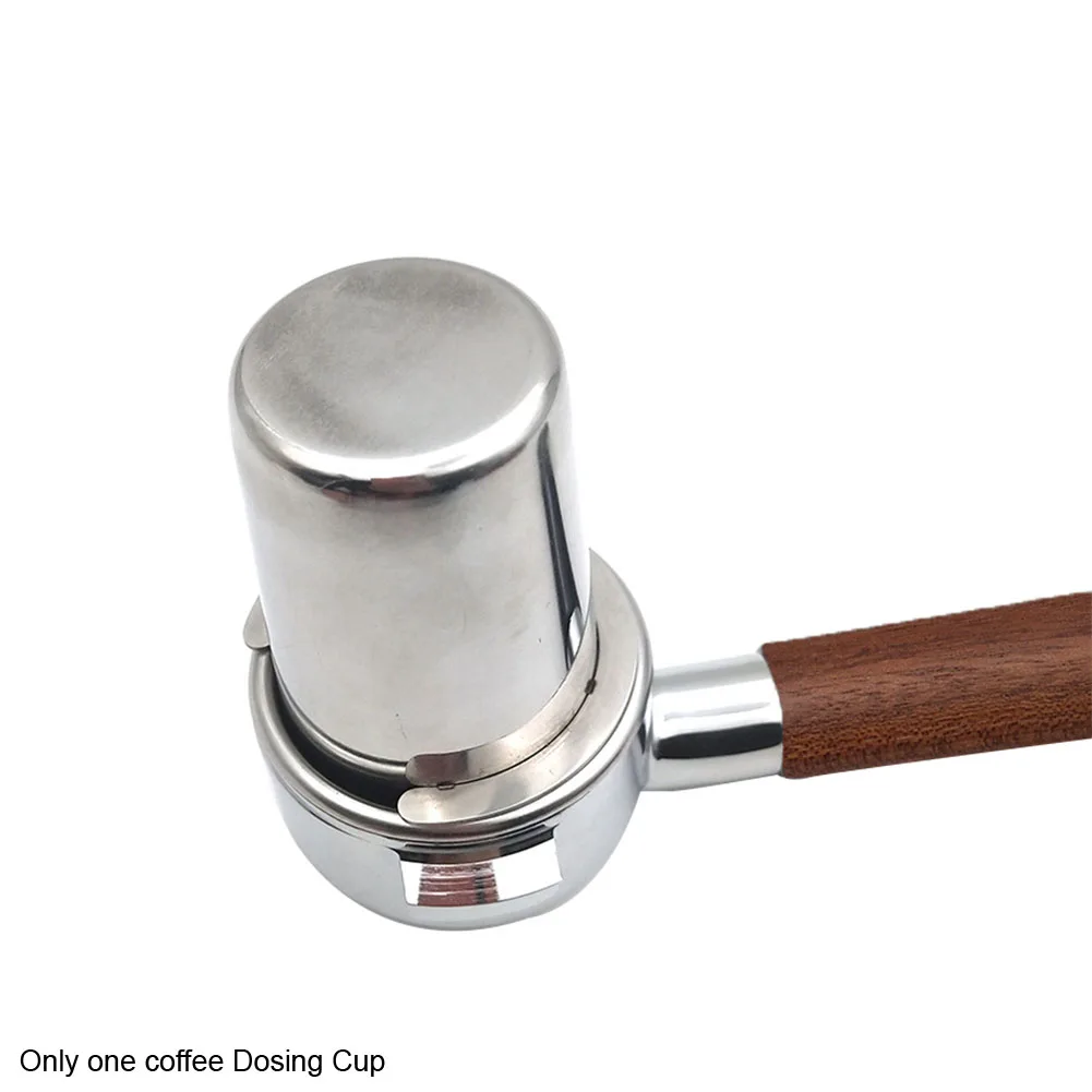 

50mm Stainless Steel DIY Easy Use Distributor Accessories Coffee Dosing Cup Durable Home Powder Feeder Portable Kitchen Tools