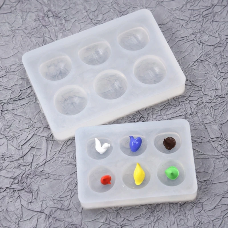 

Artist Paint Mixing Color Mixing Dish Multi-compartment for Oil Paints 40GB