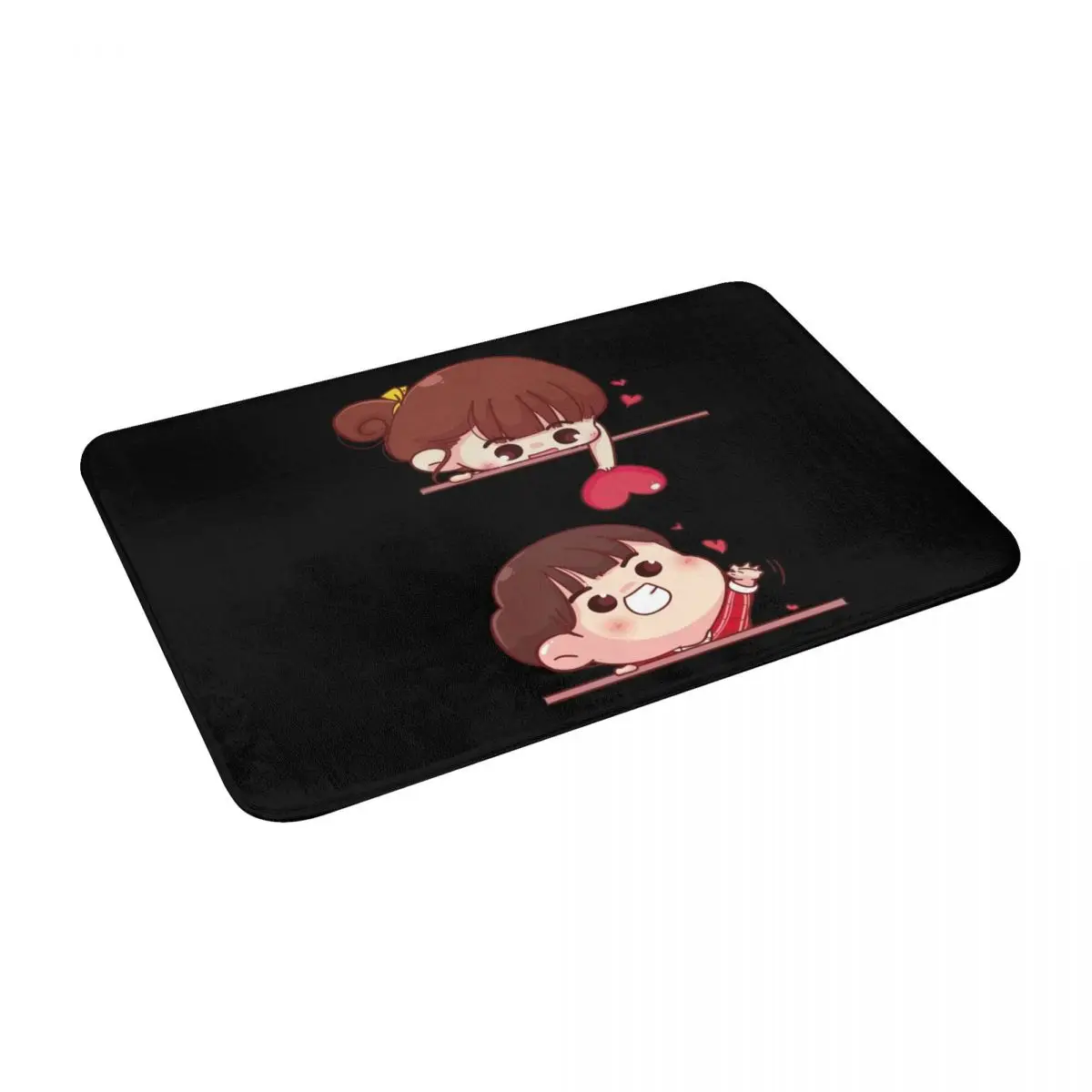 

Lovers Of Love Boy Girl Kids Valentines Day Bath Door Floor Mat Rug Carpet Entrance Living Room Home Kitchen Doormat Durable