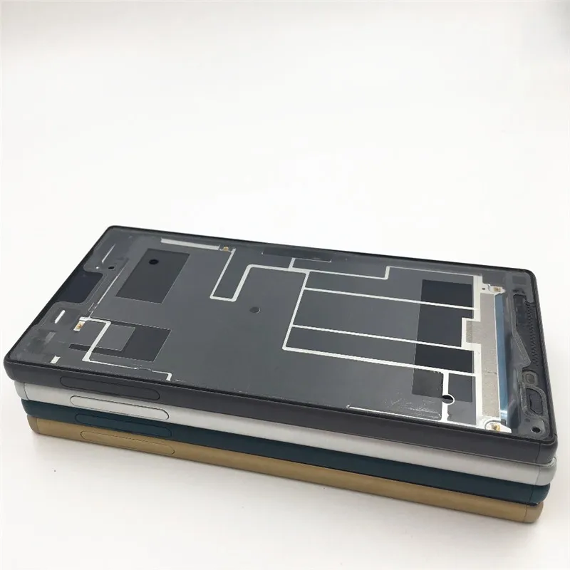 Оригинальный ЖК-дисплей для Sony Xperia Z5, пластина, средняя рамка, рамка, корпус, крышка с заглушкой для Xperia Z5 Dual E6653 E6603 E6633 E6683