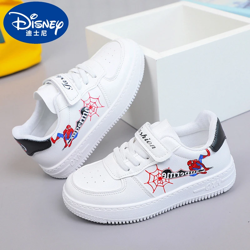 

Disney Cartoon Spider-Man Outdoor Children's Shoes Boys Girls Sports Shoes Children's Autumn Casual Breathable Running Low Shoes