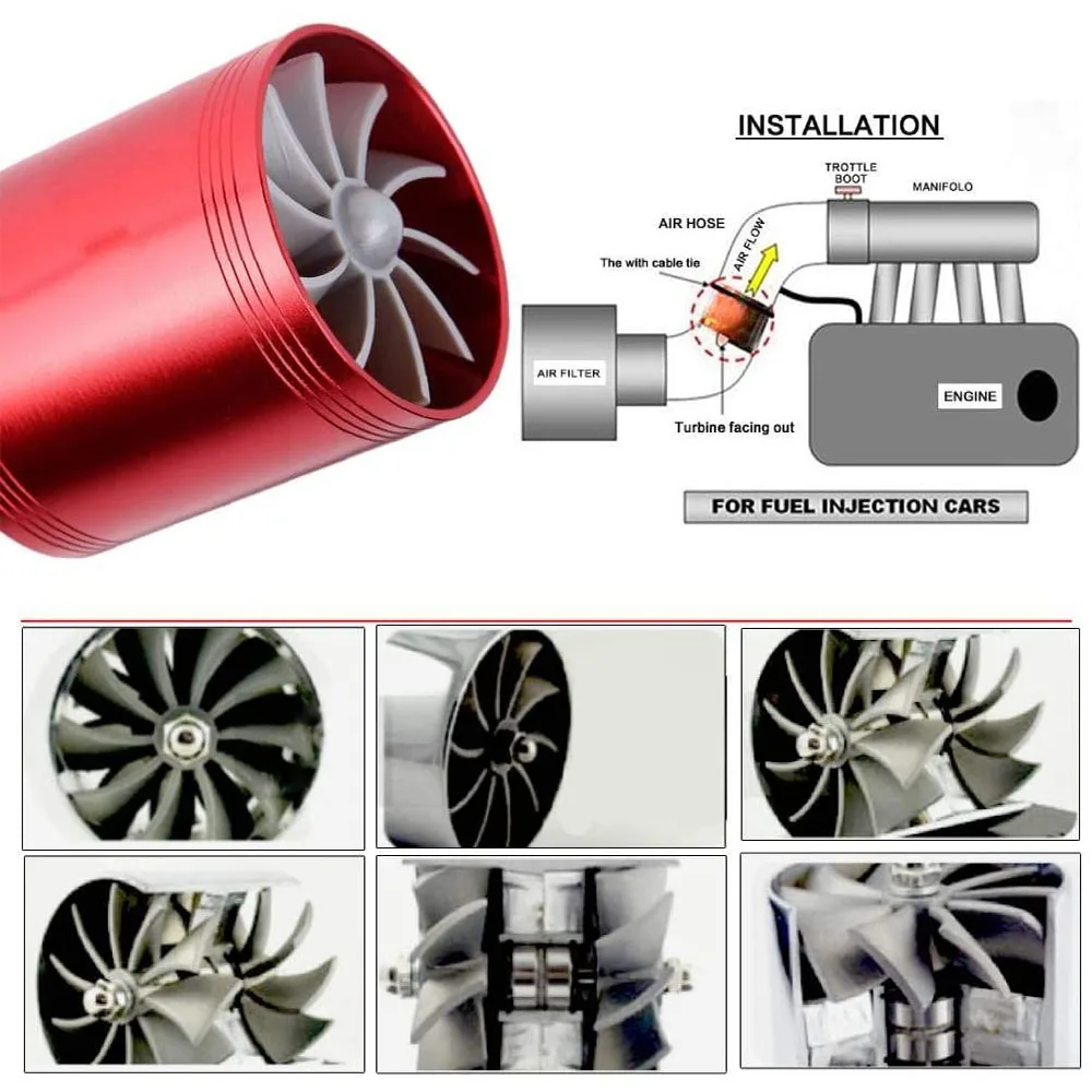 Воздухозаборник автомобильный турбо из алюминиевого сплава установка для