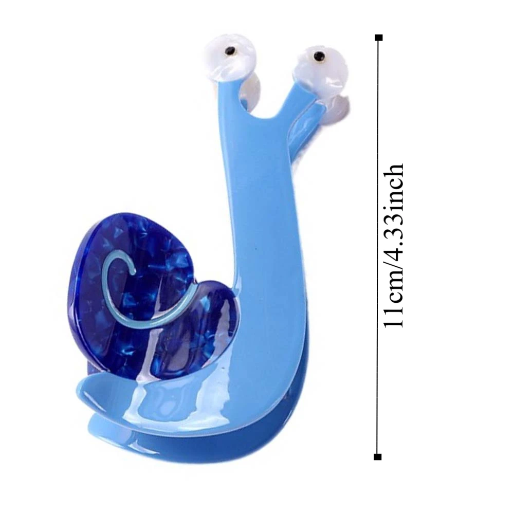 Акриловая заколка в виде улитки и акулы ярких цветов корейский стиль для волос с