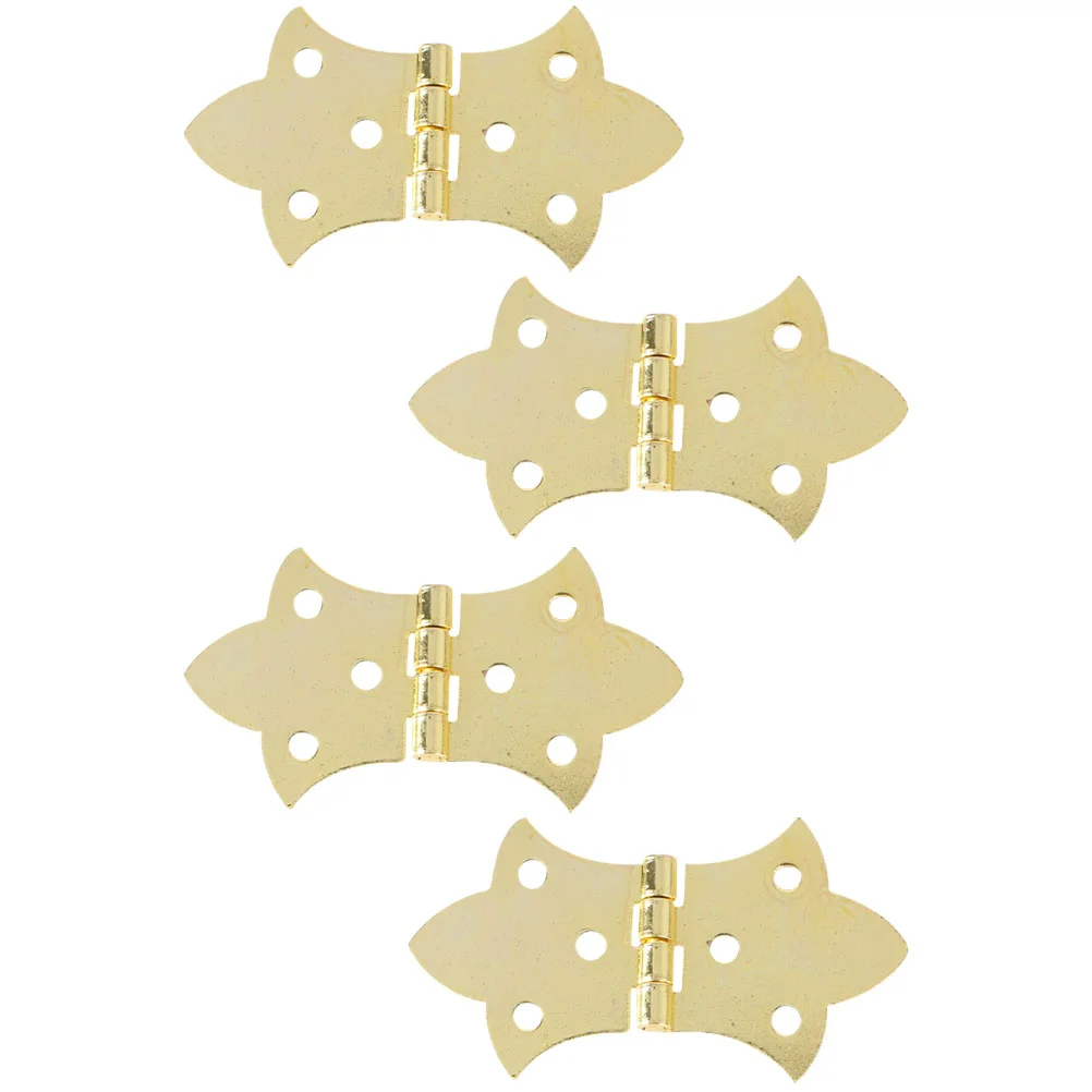 

4Pcs Jewelry Box Hinges Small Cabinet Hinges for Small Wooden Box