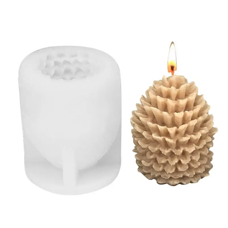 

Рождественская форма в виде свечи, Силиконовые формы ручной работы для ароматерапии, искусственные фрукты, Мыло своими руками