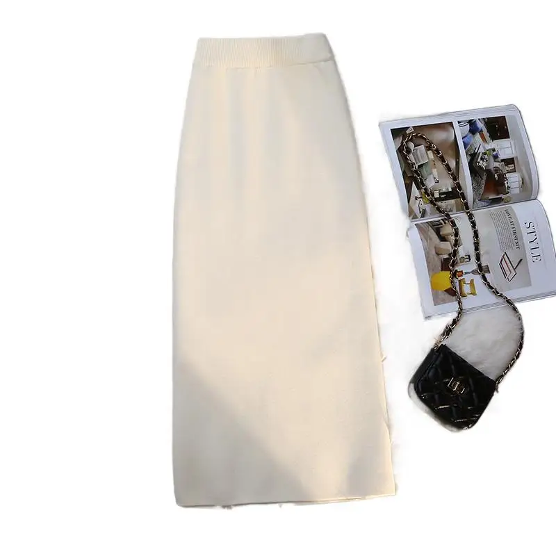 

Sexy Knit Maxi Dress Women's Fall/winter 2022 Elastic Band Fashion Casual Pencil MIDI Dress