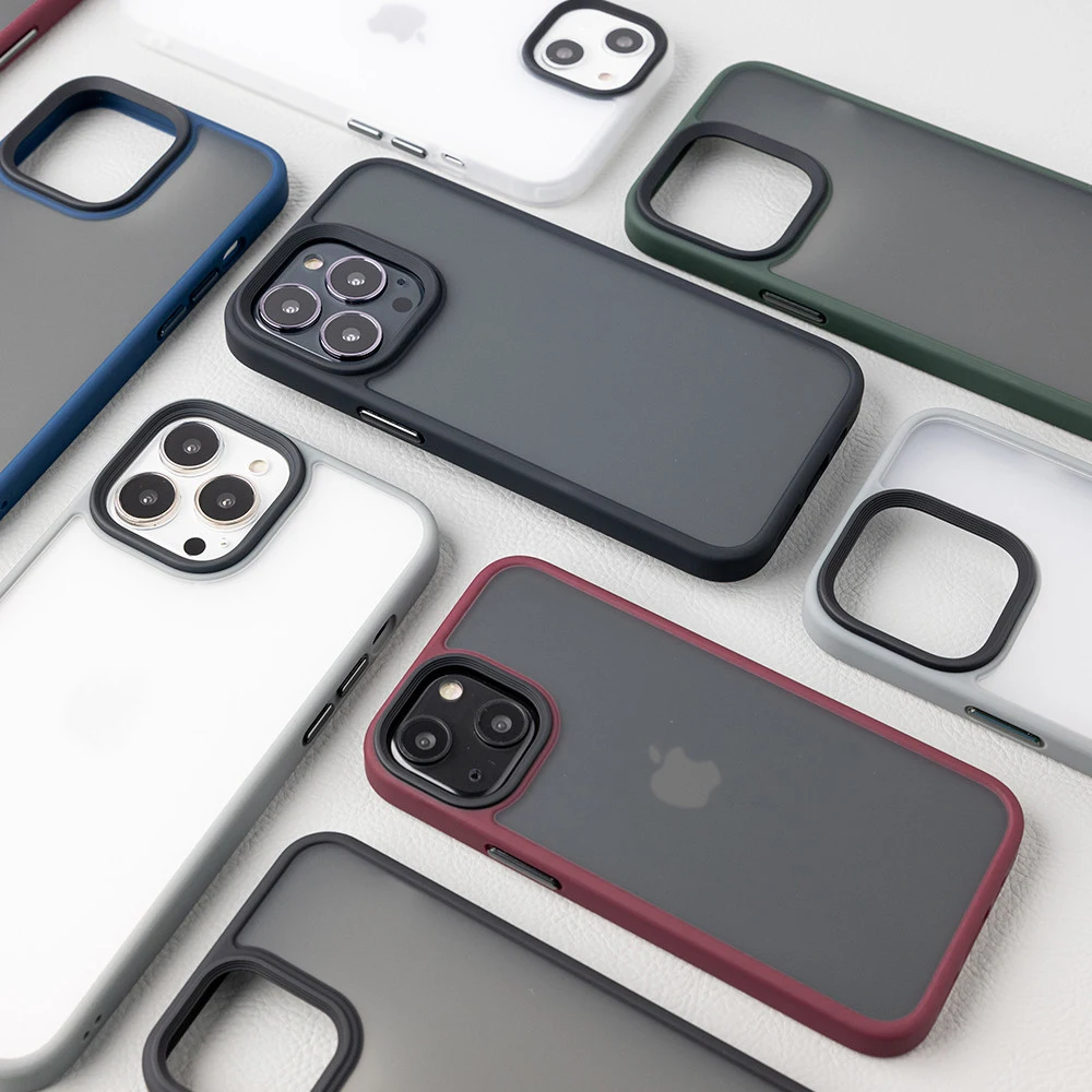 

MIFUNY Soft Phone Case Shockproof Bumper waterproof Case For iPhone 13 14 Pro Max Translucent Anti-fingerprint Protective Cover