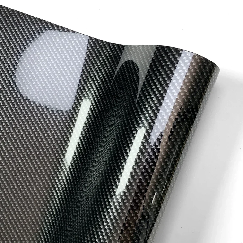 

9D автомобильная наклейка из углеродного волокна самоклеящаяся глянцевая черная виниловая пленка против царапин авто декоративная наклейка для автомобильных аксессуаров