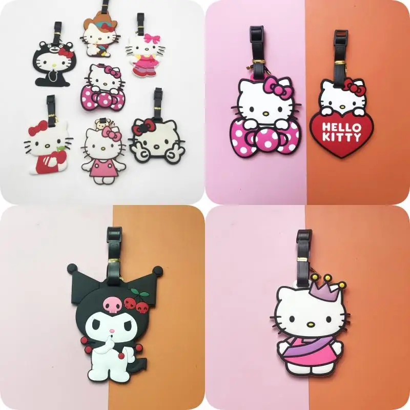 Hello Kitty's новая милая багажная бирка с героями мультфильмов женская сумка