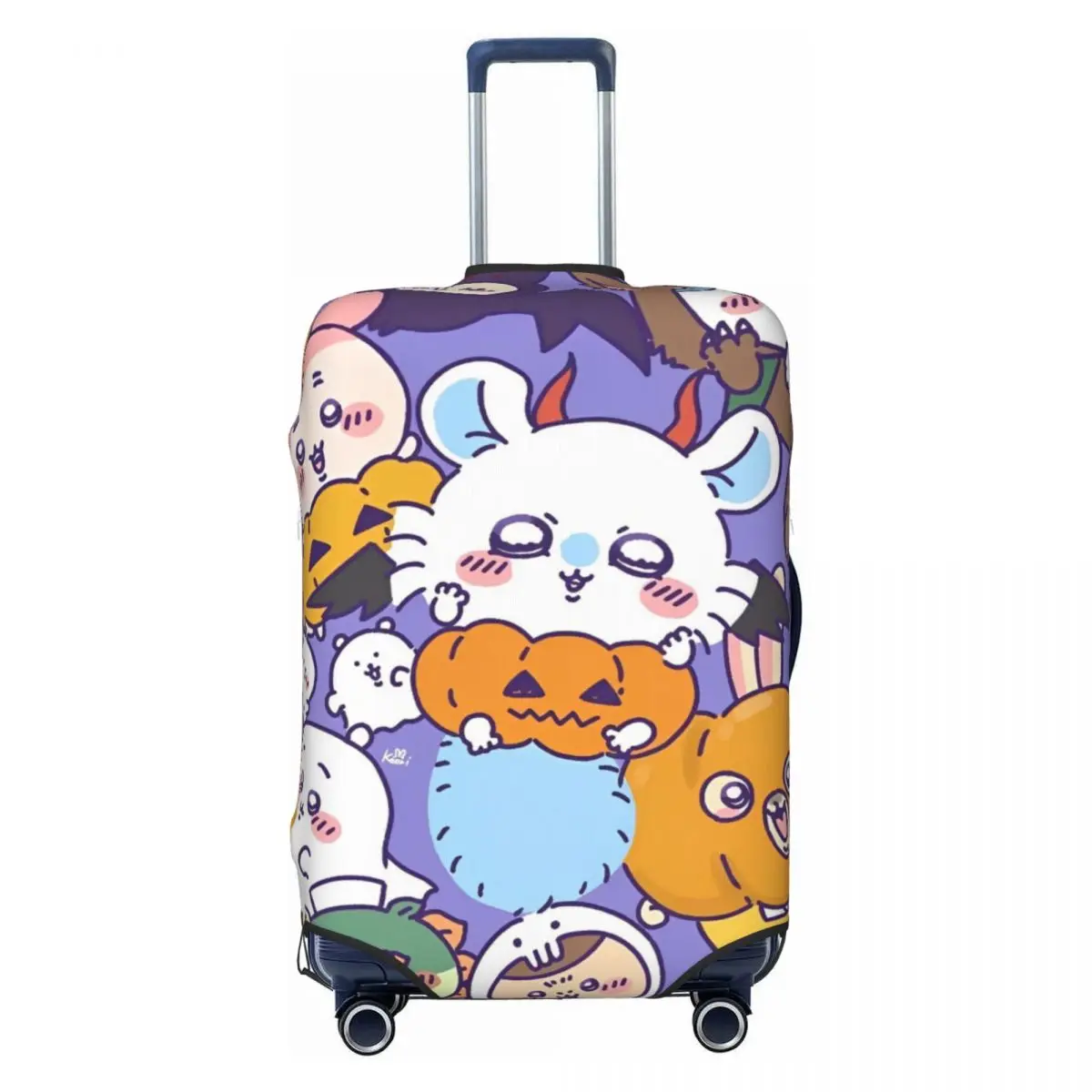Чехол для чемодана Chiikawa на Хэллоуин деловая защита лента полета принадлежности