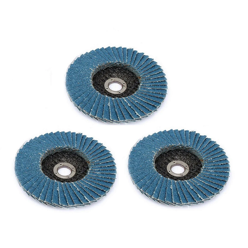 

3pcs Zirconium Corundum Metal Flat Flap Discs 75mm Grinding Wheels For DIY General Metal Carbon Steel Angle Grinder Parts