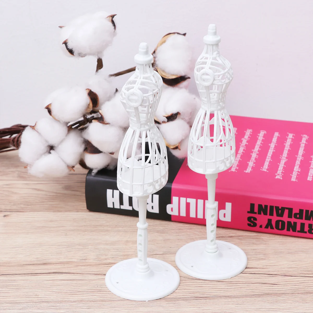 

Mannequin Dress Form Stand Display Mini Model Clothes Holder Gown Body Sewing Rack Miniature Support Bracket Forms Wire Cloth