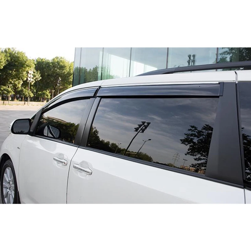 Для 4 шт. автомобильный оконный козырек новый Toyota Sienna диффузор боковой