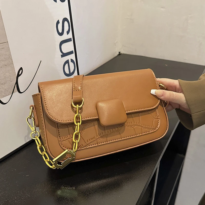 

2023 Spring Fashion Shoulder Handbag Female Travel Cross Body Bag Stone Pattern Crossbody Bag For Women Satchel Phone Bag Purse