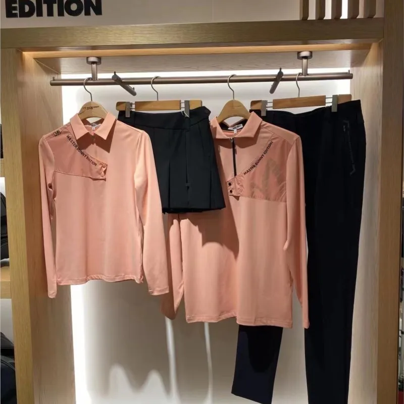 Men's And Women's Long Sleeve Polo Shirts Plush Quick Dry Golf Shirts Casual Collared T Shirts, Moisture Wicking