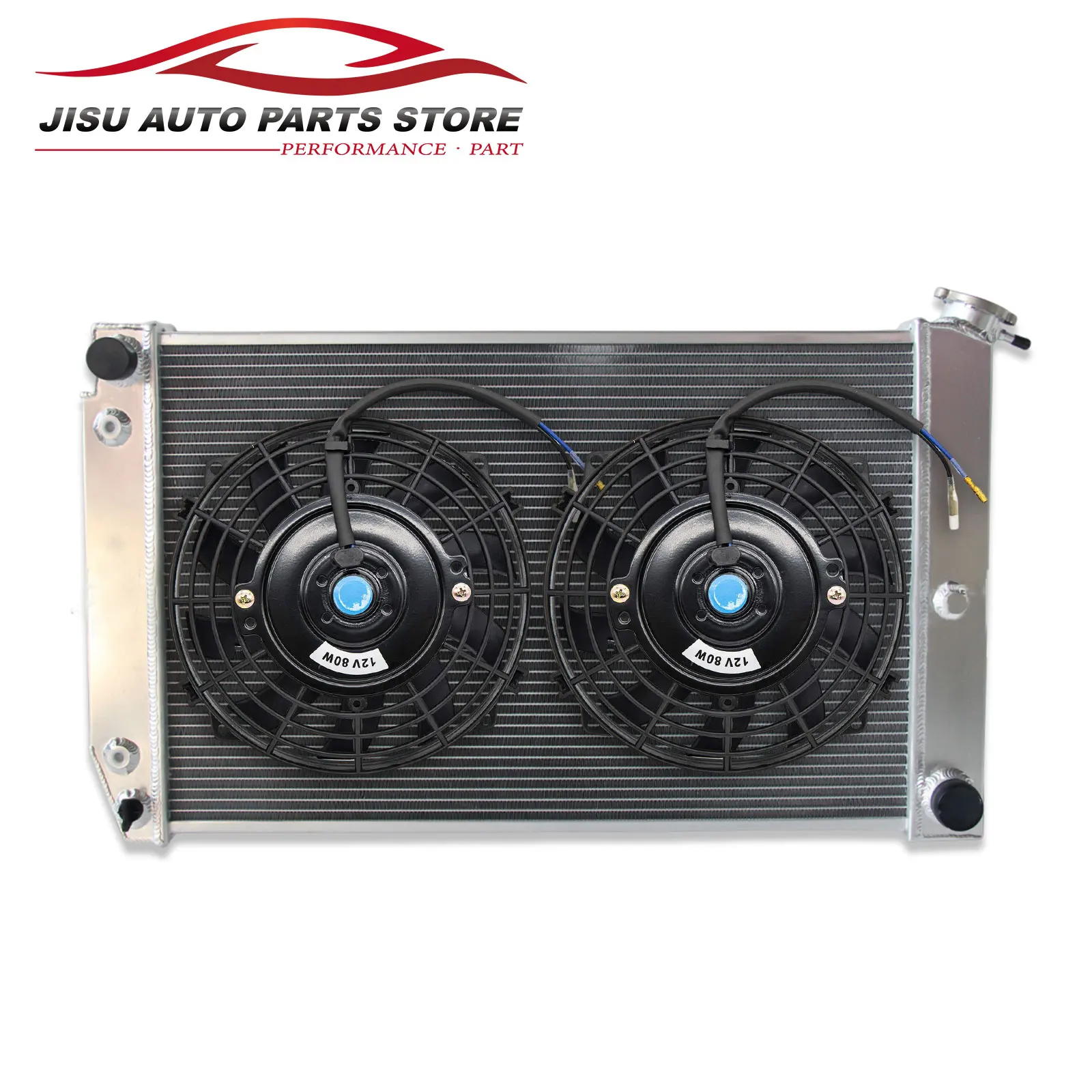 Алюминиевый радиатор + вентиляторы для Buick Century 1982-1991 годов / Chevrolet Celebrity Pontiac 6000