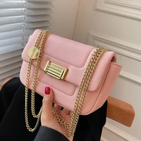 veryme summer simple solid color ladies shoulder bag luxury designer chain messenger pack fashion pu leather purses and handbags