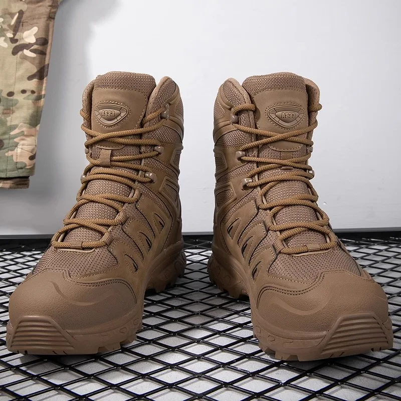 Боевые тренировочные ботинки Martens мужские зимние треккинговые с высоким берцем