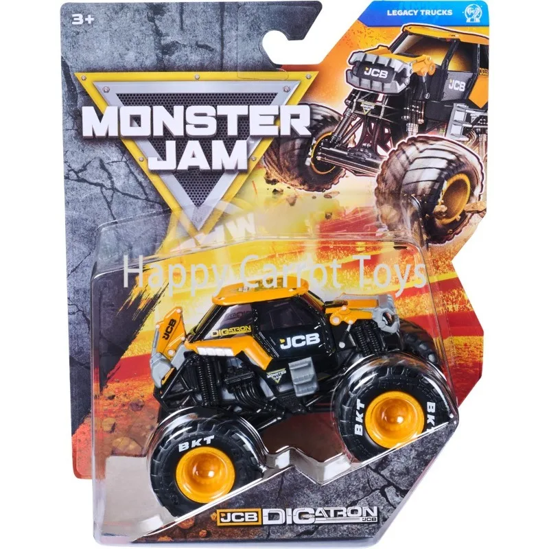 Фото Оригинальные модели Monster Jam 1:64: Monster Truck Series 46 Grave Digger, Megalodon, El Toro Loco, JCB, DIGatron. Коллекционные машинки из сплава, подарки, игрушки. №3