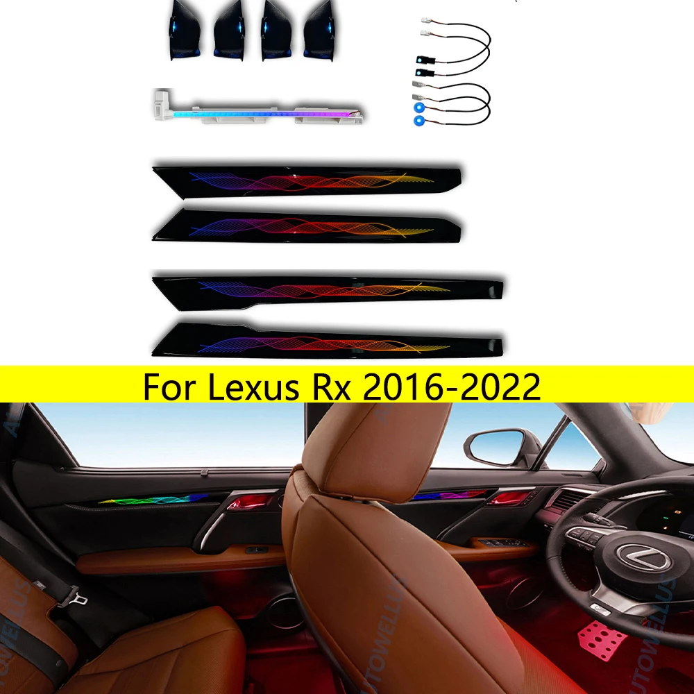 

Для Lexus Rx 2016 2017 2018 2019-2022 симфонический внутренний декоративный светильник, внутренний декоративный светодиодный атмосферный светильник