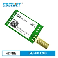 433mhz 20dbm wireless transceiver module gfsk low power dip sma interface e49 400t20d uart serial port transmitter