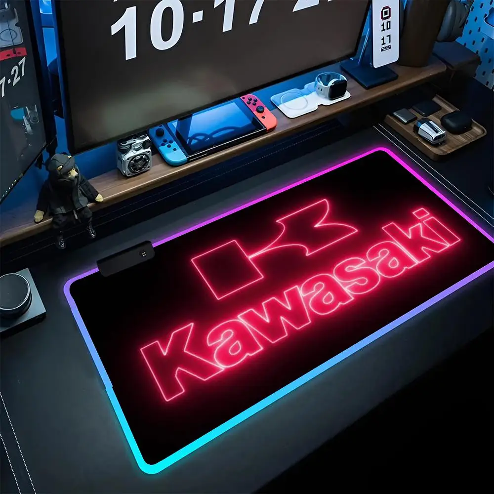 Коврик для мыши Kawasaki 40x90 см коврик игровые коврики со светодиодной подсветкой