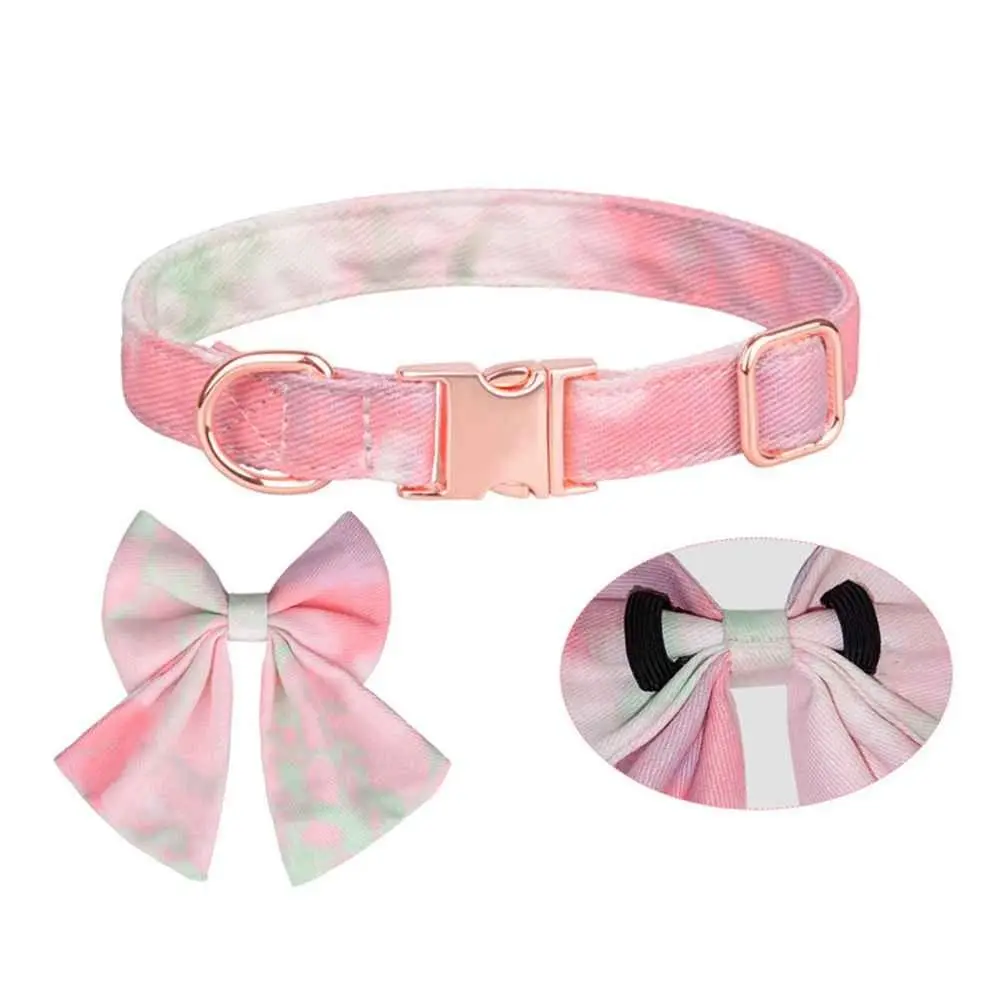 

Creative Dog Collar Bow Pet Collars for Small Medium Large Dogs Cat Collar Necklace Christmas Party Pet Accessories