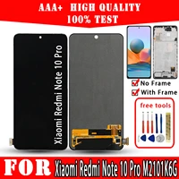 original lcd for xiaomi redmi note 10 pro m2101k6g m2101k6r display premium quality touch screen replacement parts phone repair