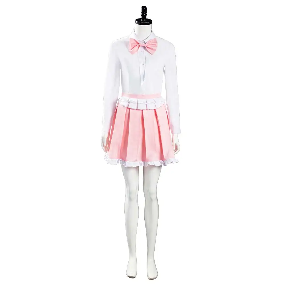 Danganronpa Monomi Cosplay Costume School Uniform Skirt Dress Outfits Halloween Carnival Suit | Тематическая одежда и