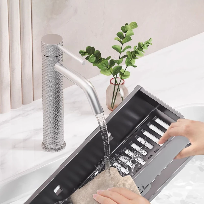 Стеллаж для хранения в ванной комнате без полки сверл настенное крепление