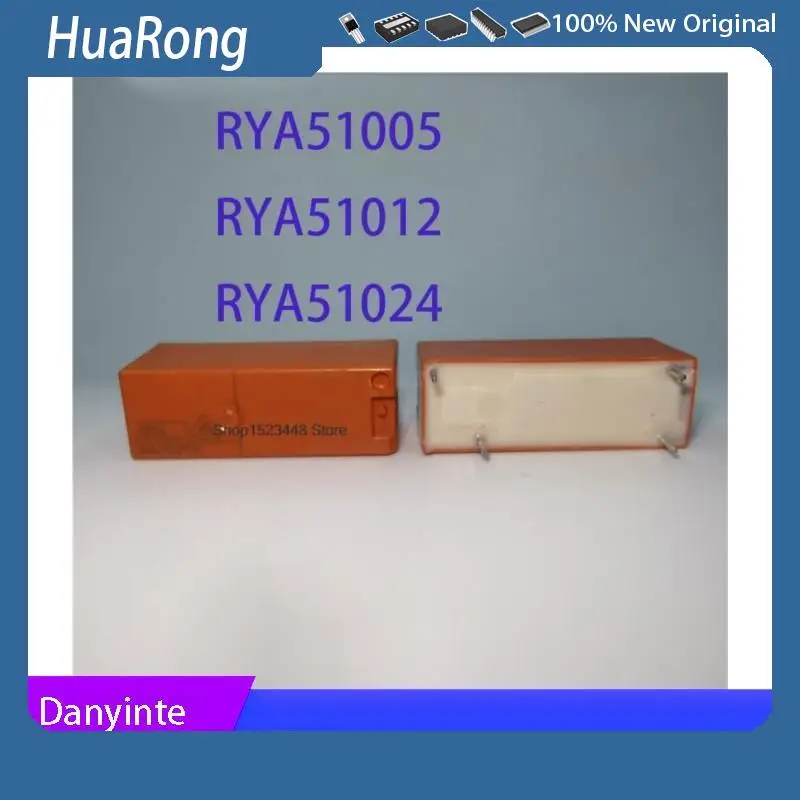 Новинка 10 шт./партия RYA51005 5 в постоянного тока RYA51012 В постоянного тока RYA51024 24 В постоянного тока 4-контактный