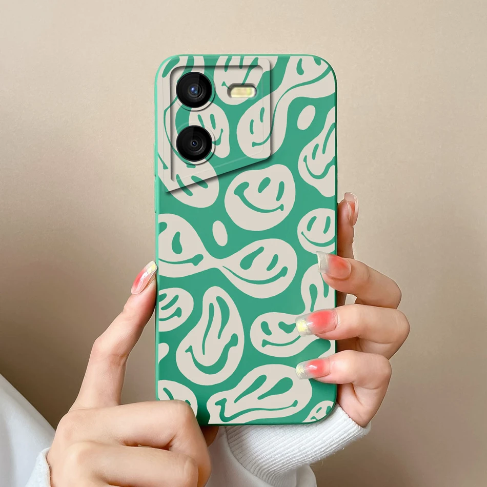 Фото Чехол-бампер для Tecno Pova 5 Pro, футляр с рисунком конфетных цветов, мягкий жидкий силикон, защитный бампер для камеры Tecno Pova5 Pro №5
