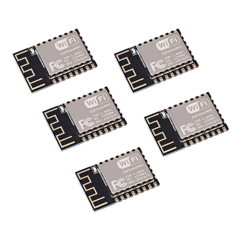 

ESP8266 ESP-12F Wireless Transceiver Board Module Wifi Serial Remote Port Network Development Board For Arduino (5Pcs)