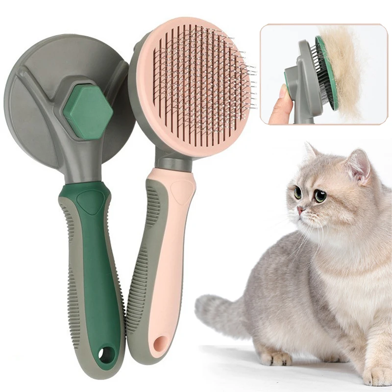 

Pet Dog Hair Brush Cat Comb Grooming And Care Cat Brush Stainless Steel Comb For Long Hair Dogs Cleaning Pets Dogs Accessories