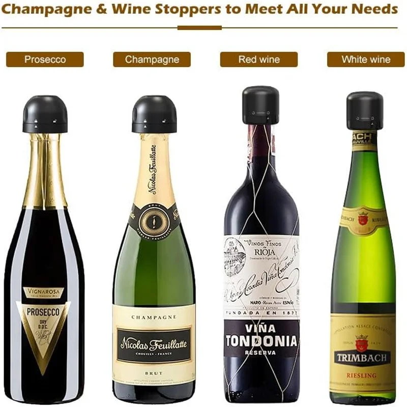 Многоразовая Вакуумная Пробка Для Бутылок Вина Красного И Шампанского