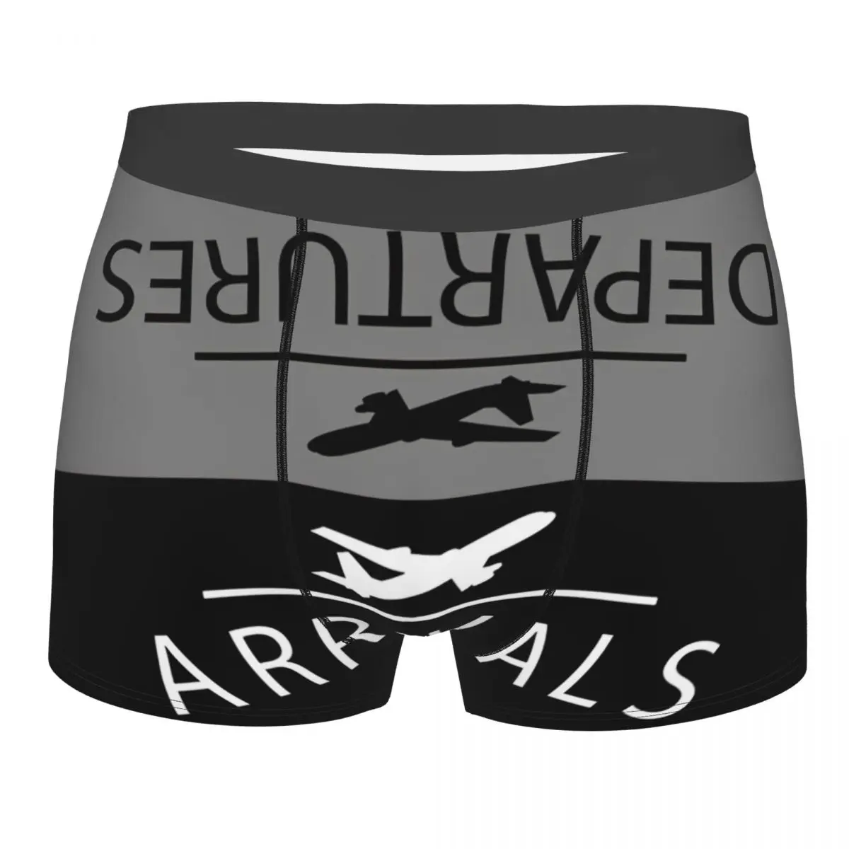 

Arrivals And Departures Designed Underpants Breathbale Panties Men's Underwear Comfortable Shorts Boxer Briefs