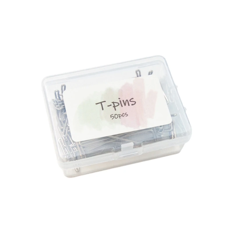 50 штук Т-образных штифтов из нержавеющей стали, которые легко хранить и использовать