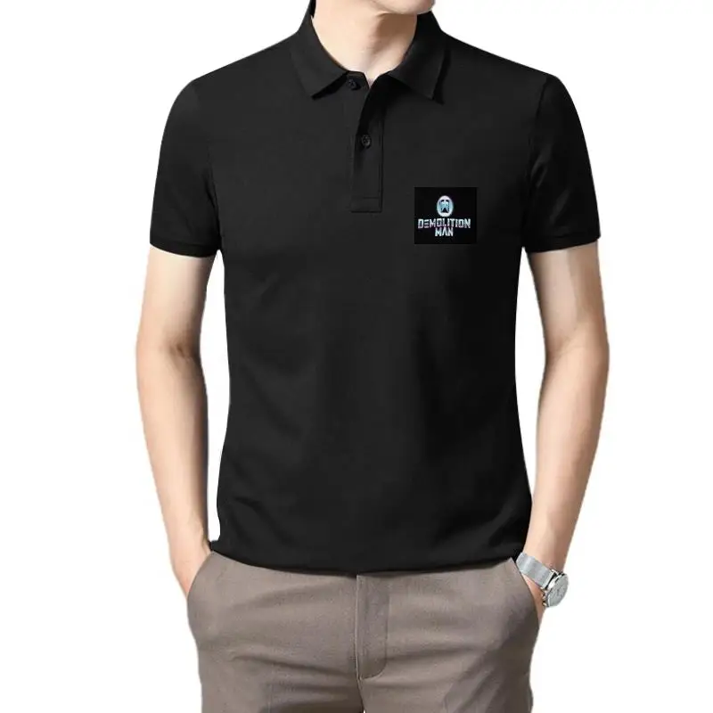 

Golf wear men Vintage Demolition Man Wesley Snipes Cult Movie Retro polo t shirt for men
