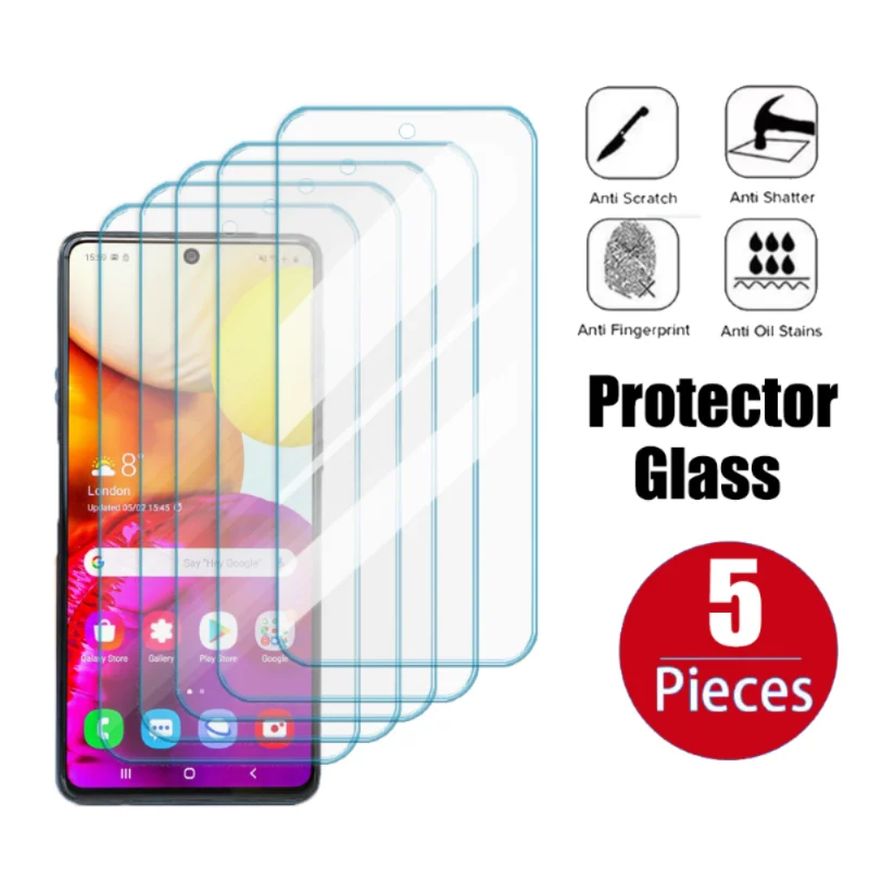 

5PCS Tempered Glass For iPhone 13 12 11 Pro Max mini Screen Protector iPhone X XR XS Max 6s 7 8 14 Plus Protective Glass