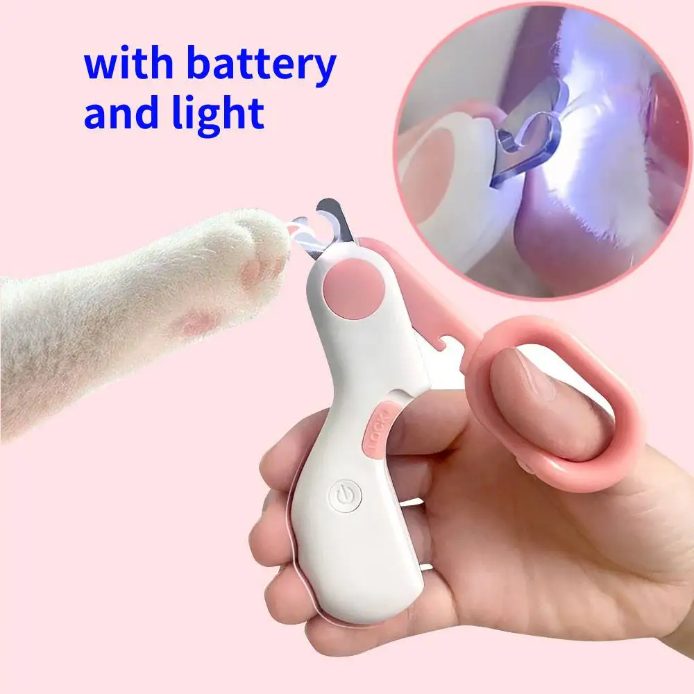 

Care Kit Puppy Pet Lighting Lock Trimmer Claw Clipper Animals With Kitten Grooming Nail Cutter Cat Tool Dog Safety Professional