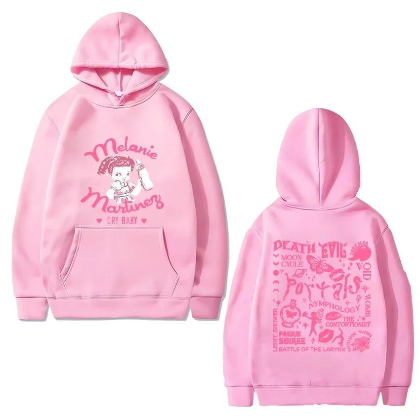 Толстовка певица меланин Мартинез с принтом плакша малыша 2024 для мужчин и женщин
