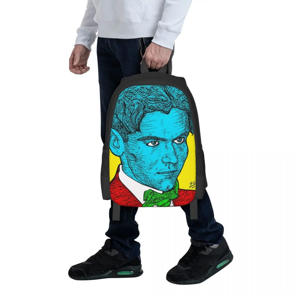Рюкзак Federico Garcia Lorca Portrait 16, хит продаж, вместительный рюкзак, школьная сумка, сумки на плечо для мужчин и женщин (art.: 3920d913385fd) - 3920d913385fd