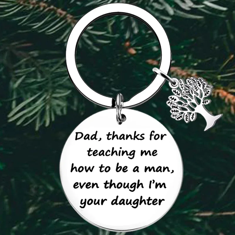 Милый брелок для ключей на день рождения и Рождество папы отца кулон подарок