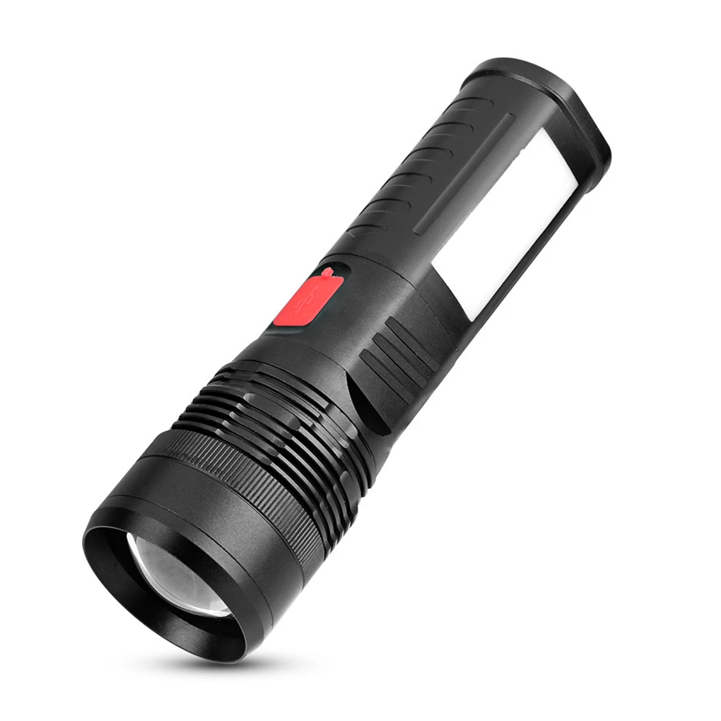 

Фонарик из сплава, растягивающийся, с зарядкой через USB