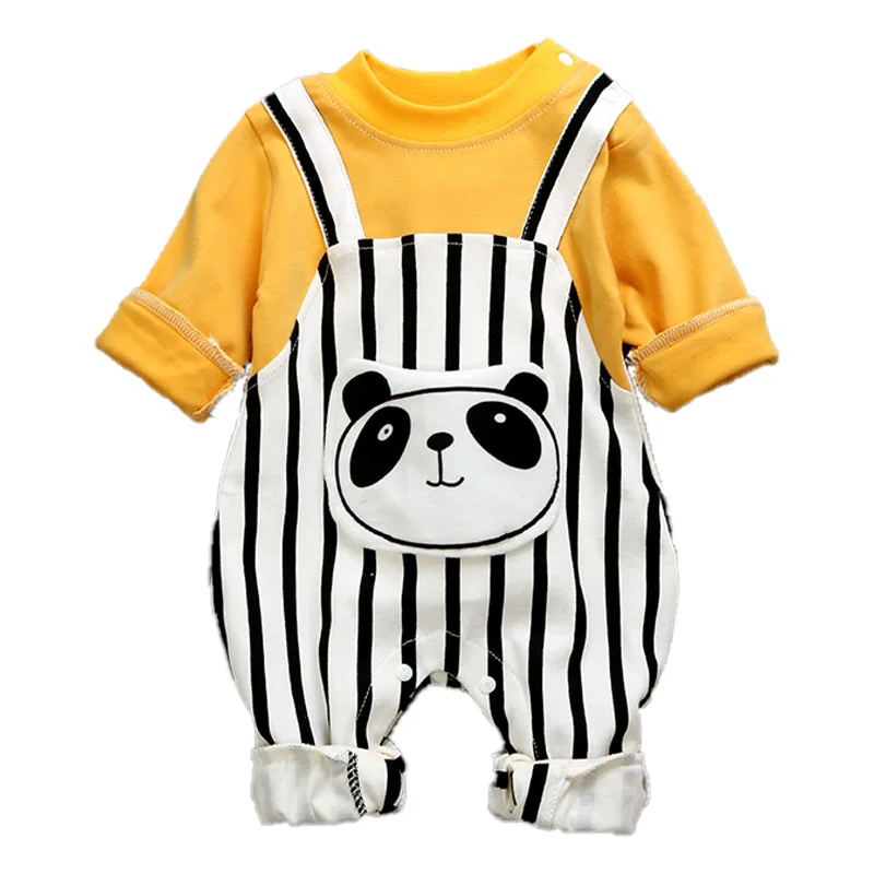 

Одежда для малышей на весну и осень, одежда из чистого хлопка для улицы, милая одежда ha, одежда для скалолазания, пижамы, детский мультяшный к...