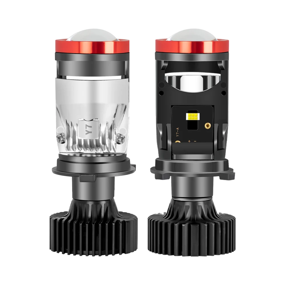 

Y7 Bi H4 Светодиодные Автомобильные Лампы Для Фар Мини-проектор 120 Лм 6000 К 100 Вт Canbus Совместимые Универсальные Лампы Д...